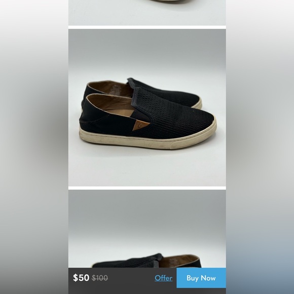 UGG AUSTRALIA SAMMY SLIP-ON HYPER WEAVE CASUAL SNEAKERS - Picture 9 of 11